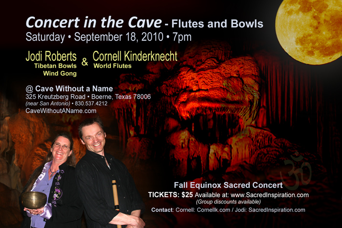 Cornell Kinderknecht and Jodi Roberts, World Flutes and Tibetan Bowls Concert