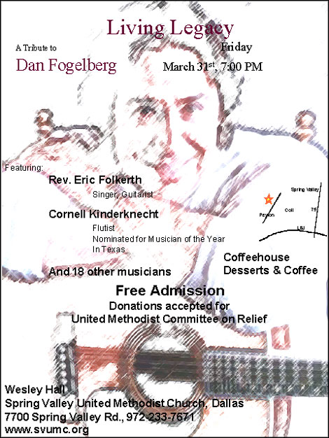 A Living Legacy Concert - Tribute to Dan Fogelberg