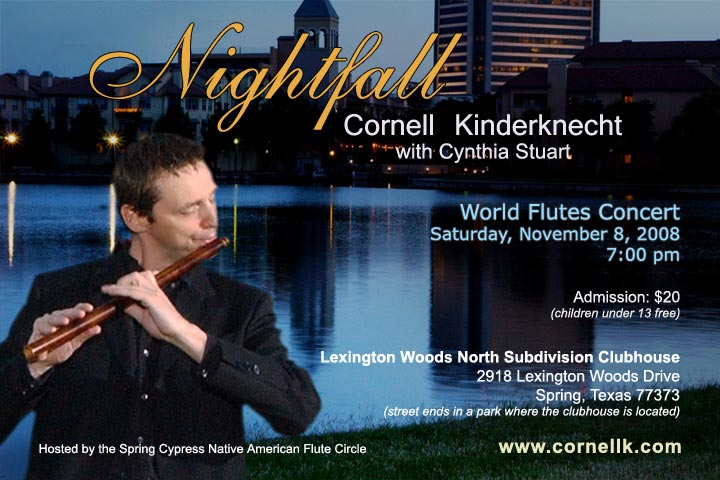 Cornell Kinderknecht - Houston Nightfall Concert - Houston, Texas
