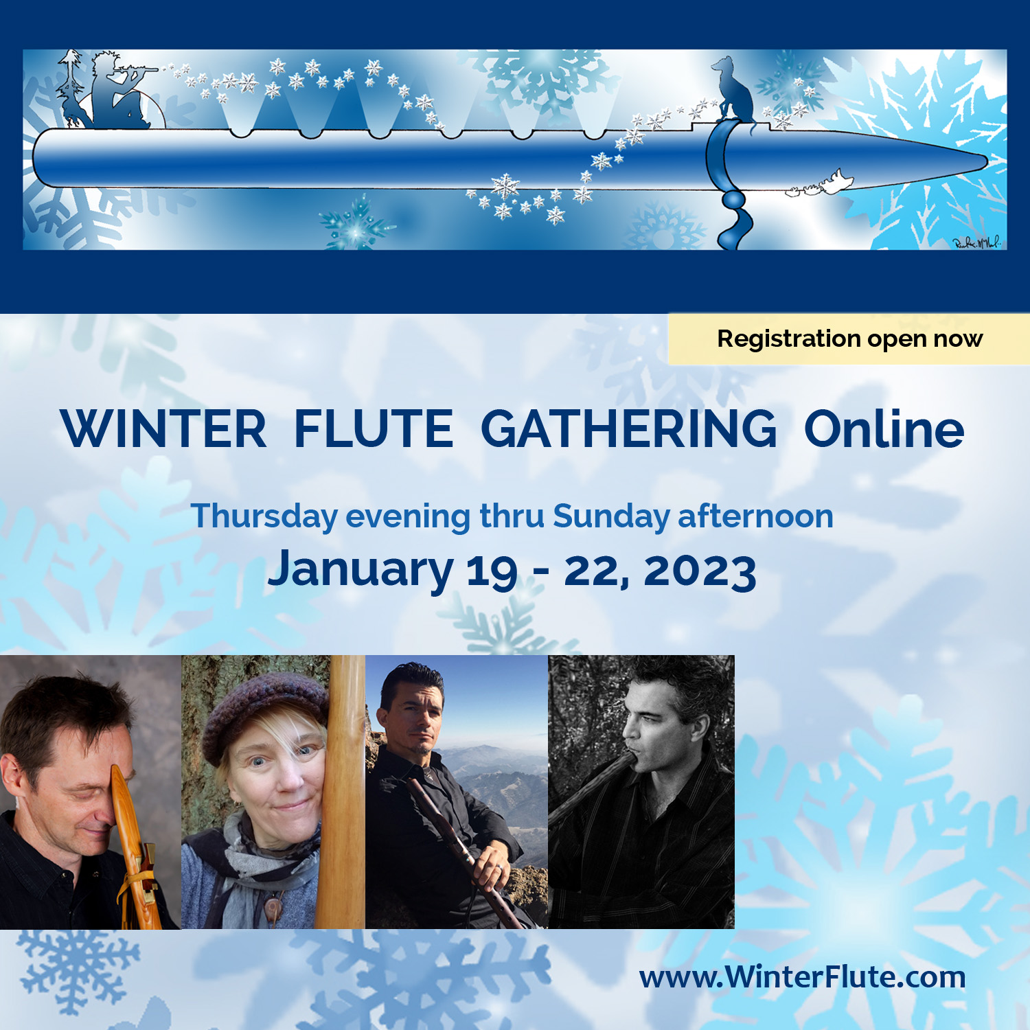 Winter Flute Gathering Online 2023